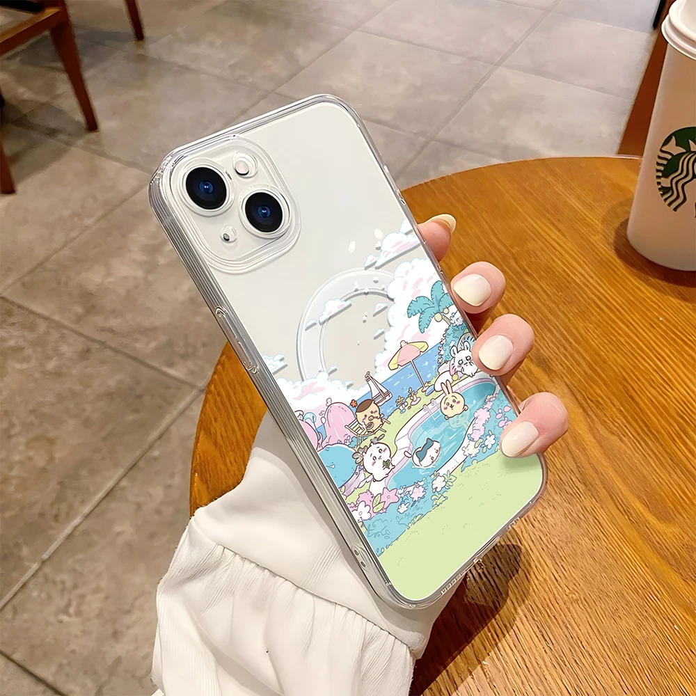 Chiikawa New Magsafe Magnetic Phone Case for iPhone 16 15 14 13 12