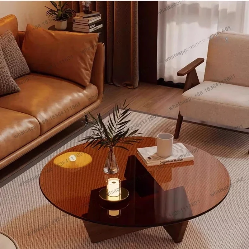 Italian Space Savin Coffee Table Glass Computer Cheap Simple Side Table Cute Center Dinner Mesas Bajas Chinese Style Furniture