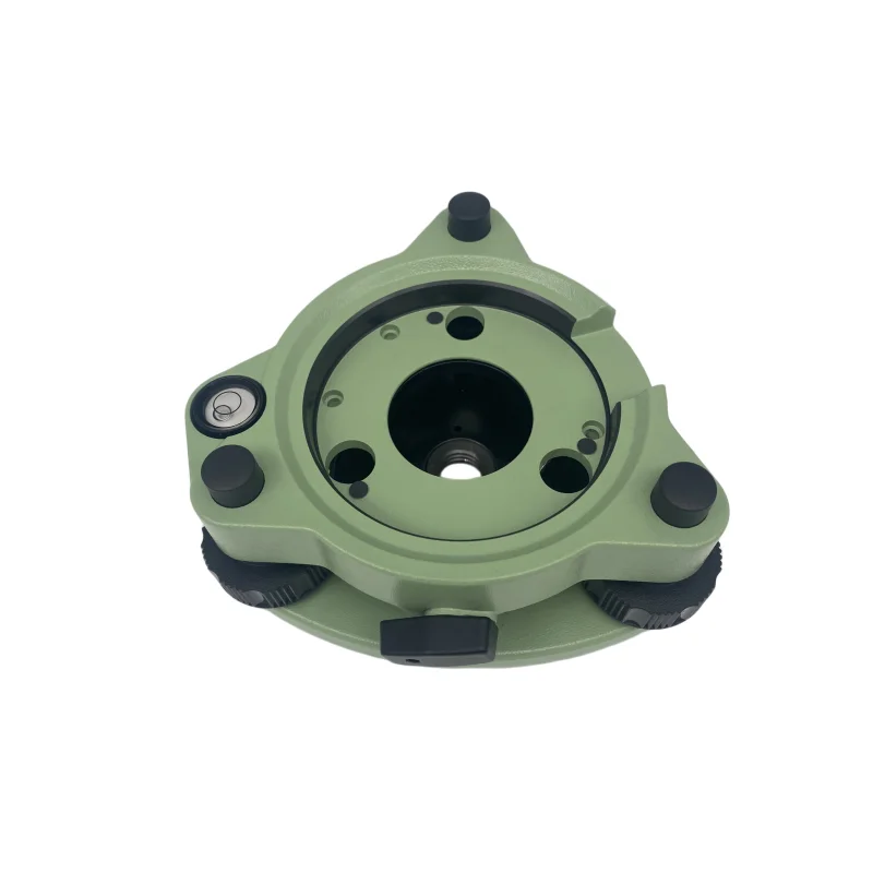 HIGH QUALITY THREE-JAW GREEN TRIBRACH WITHOUT OPTICAL PLUMMET 5/8”BASE SCREW FOR LEI-CA TOTAL STATION THREE-JAW