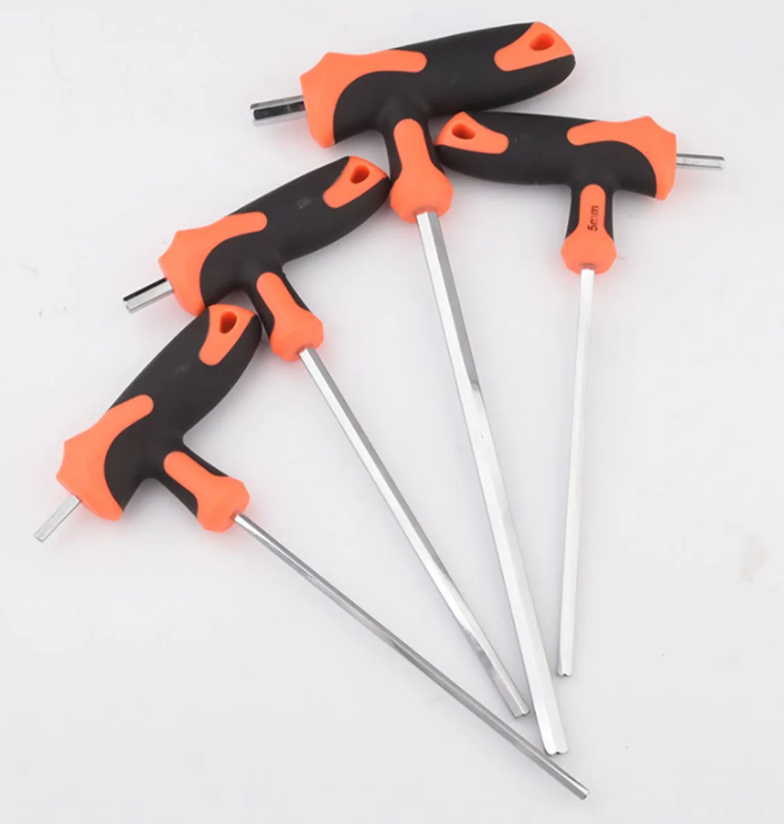 1 Set T-shaped Spanner Hand Tools 2-10mm Flat Head Screwdriver Allen Wrench Hex Hexagon Key Repair Tools Parts