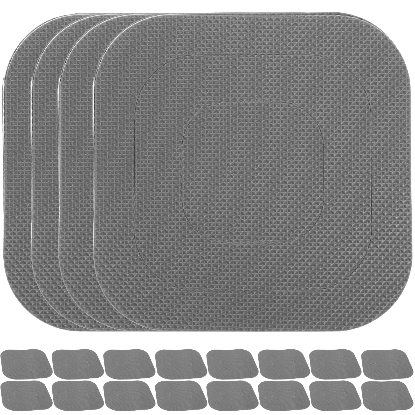 

20 Sheets Non Slip Stickers Bathtub Strips Tape Shower Grip Pads Bathroom Flooring Anti Skid PEVA Safe Showers Bathtubs