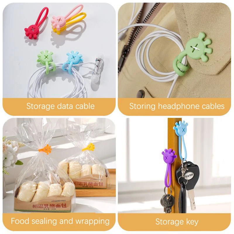 Creative Palm Magnetic Sorting Device Recebe, Headset Wire, Fixação, 4 pcs, 6 pcs, 8pcs