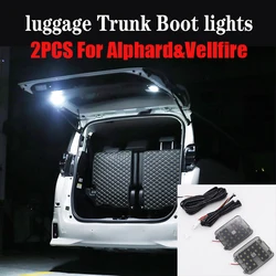 2PCS Fit for Alphard/Vellfire 30 Series 20 Series luggage Trunk Boot lights Boot lamp