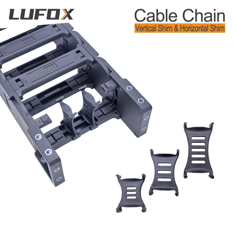 Horizontal shim and Vertical shim for cable chain