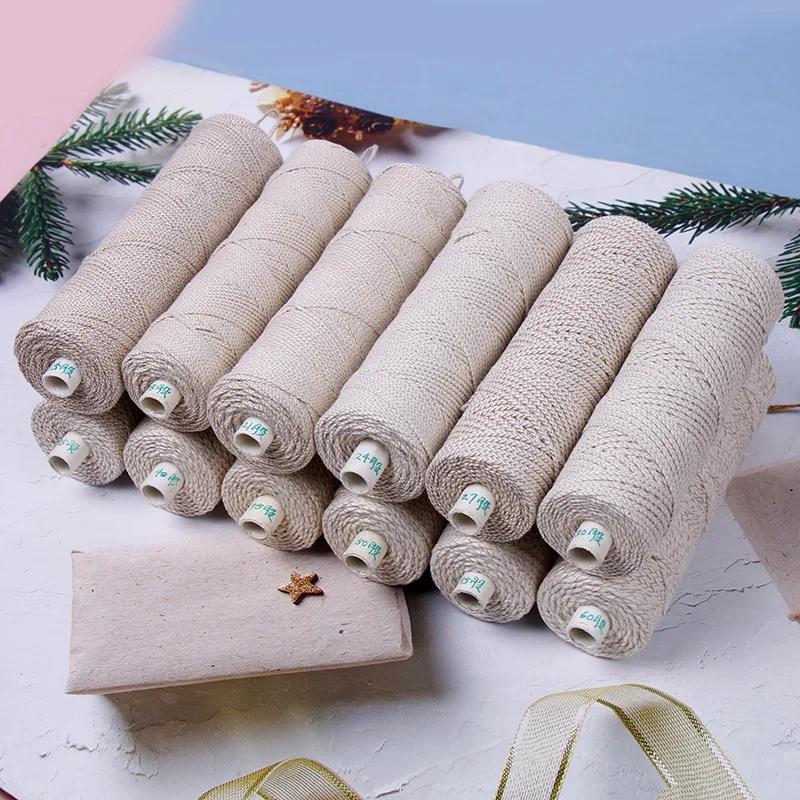 Multi-strand Cotton Woven Scented Candle Line Smokeless Wax Core DIY Handmade Candle Making Supplies Candle Accessories