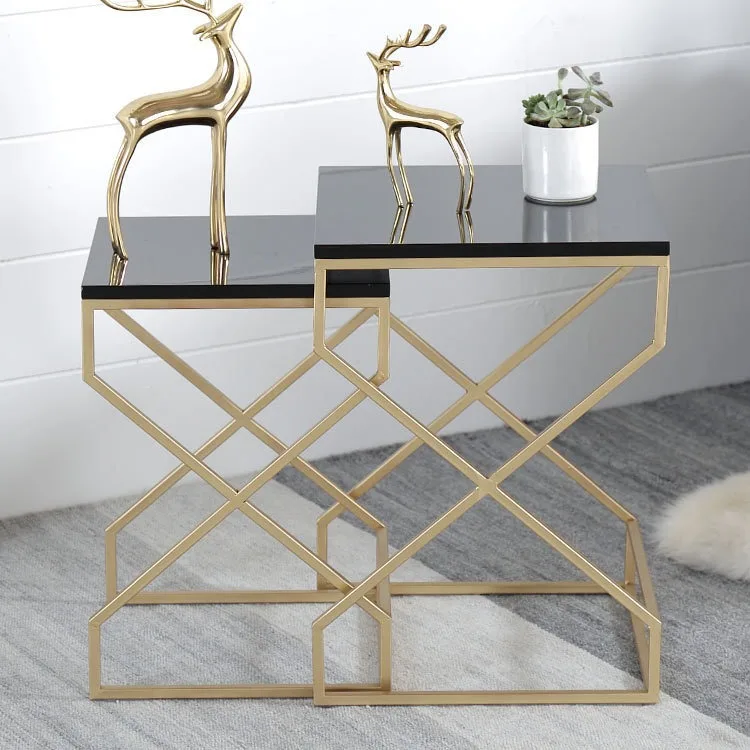 Nordic small coffee table modern simple living room small apartment marble coffee table sofa