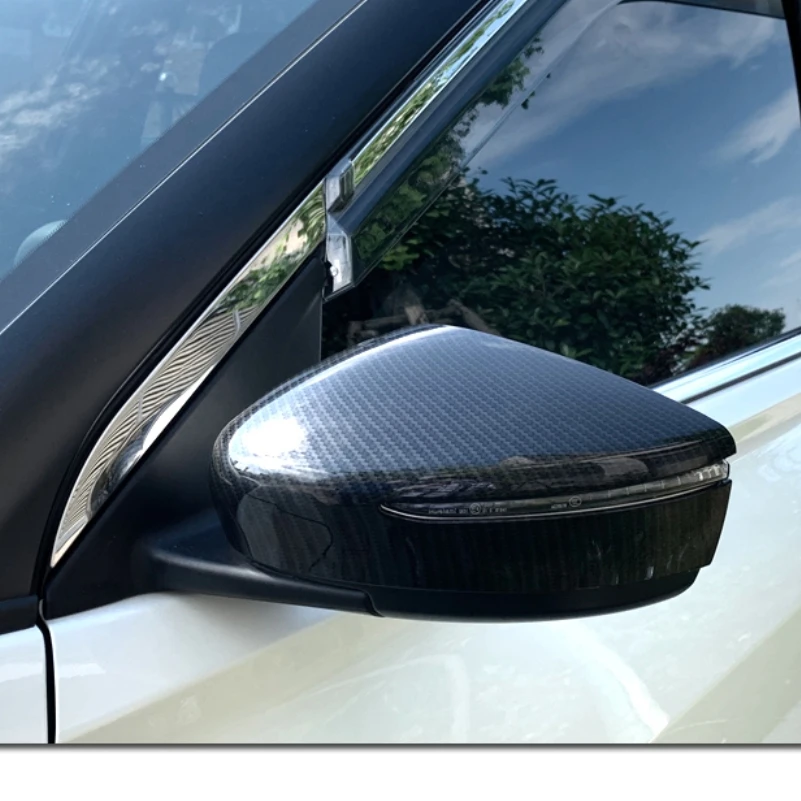 For Nissan Sunny Lannia Leaf ZE1 Kicks 2018 -2022 Exterior Accessories Rearview Mirror Caps Protective Cover Trim