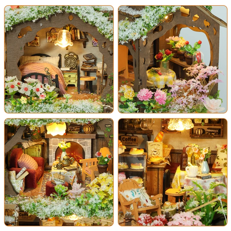 Handmade Winter Snow Treehouse - Woodworking Kits For Kids ulasan dan harga