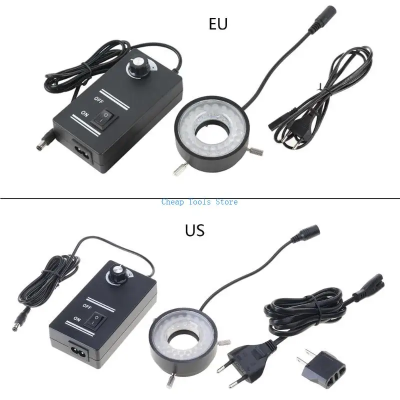 

G88B White Adjustable 40 LED Ring Light for Illuminator for Stereo Microscope Durable