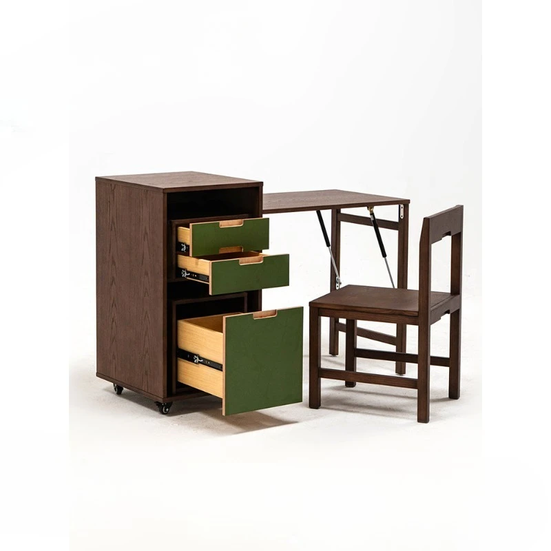 

Chest of drawers desk modern vintage chest of drawers multifunctional folding desk