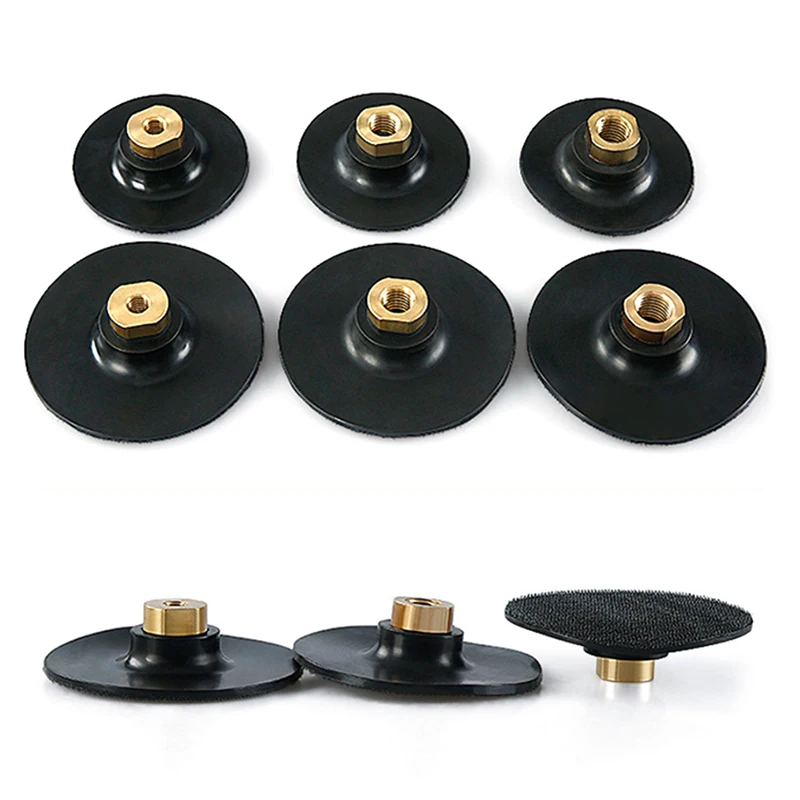 Imagem -03 - Almofada de Borracha para Rebarbadora Disco de Polimento Almofada de Rosca M10 M14 M16 1pc