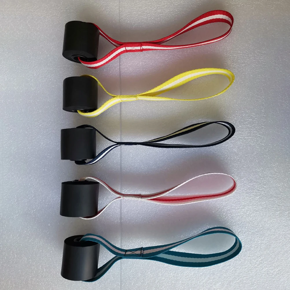 

5Pcs Multipurpose Exercise Bands with Safety Buckles for Yoga Rehabilitation Bodybuilding and Functional Training