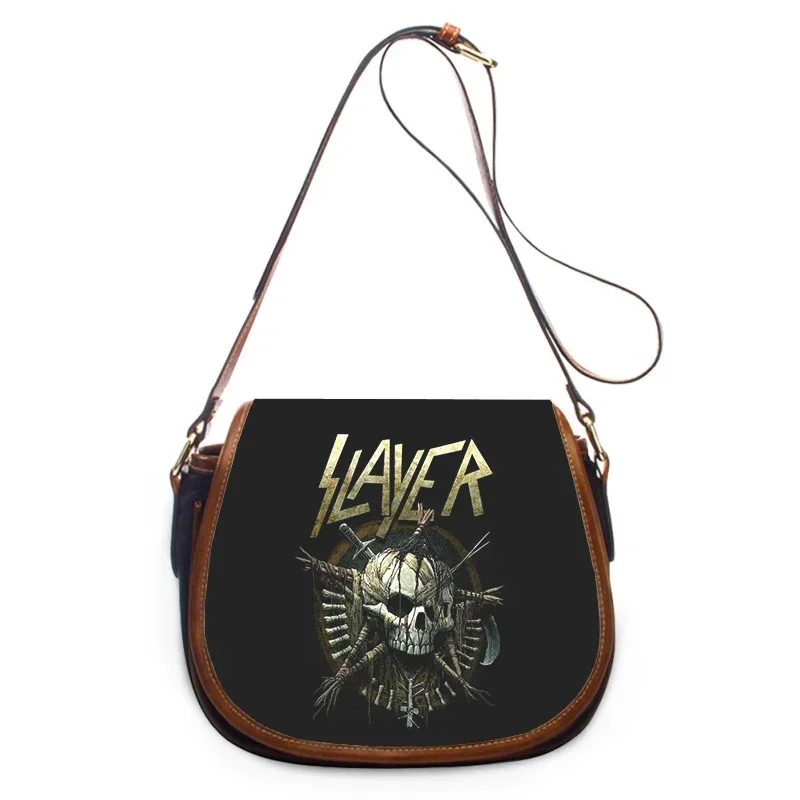 Slayer Thrash Metal print new fashion Women Crossbody Bag Luxury Handbags Women Bags Zipper Shoulder Bag women shoulder bag