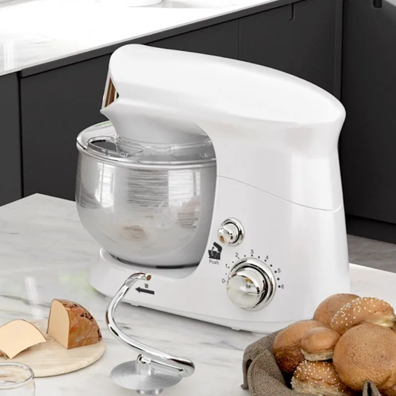 ماكينة الشيف، خلاط عجين منزلي صغير متعدد الوظائف أوتوماتيكي بالكامل، خلاط عجين، كريمة العجن والمعكرونة الحية
