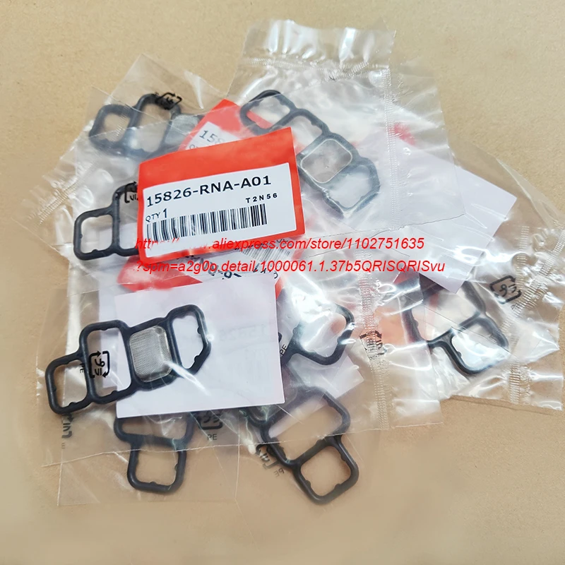 OEM# 15826-RNA-A01 VVT Variable Timing Spool Solenoid Valve Gasket Filter For Honda Civic 06-14 Accord 15826 RNA A01 15826RNAA01