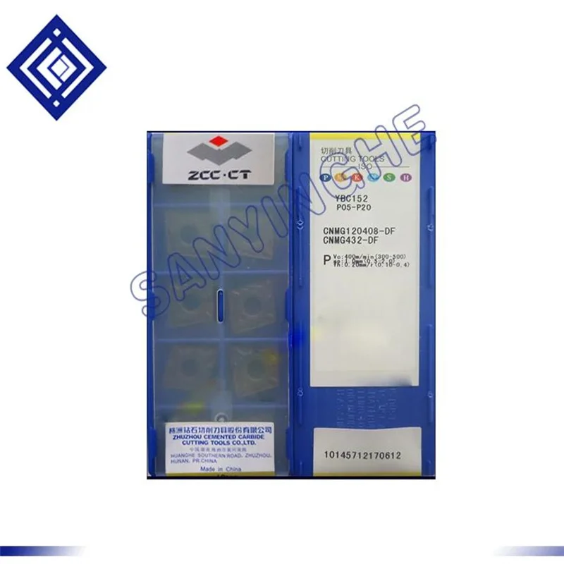 10pcs/lots YBC152 CNMG120408-DF/CNMG120408-PM CNC Carbide Turning Inserts