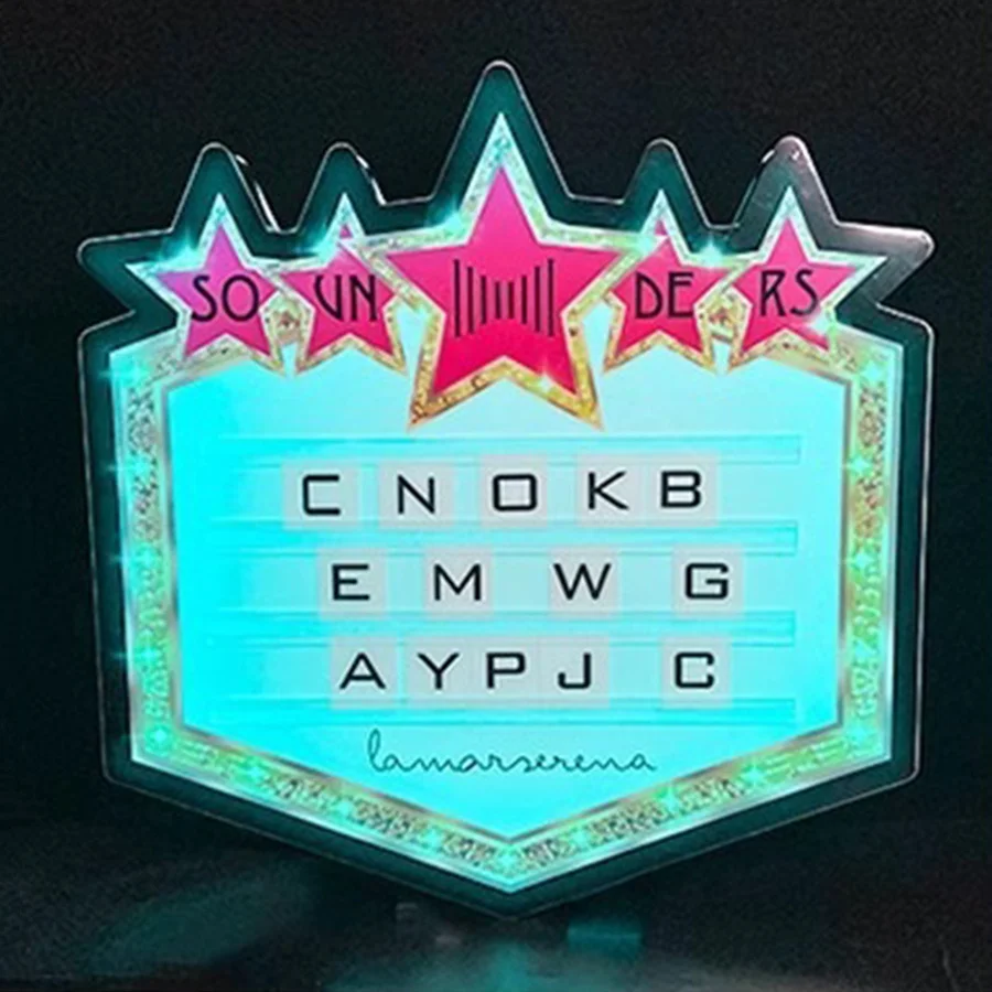 Custom LOGO LED Letters Board VIP Display Glorifier LED Marquee Sign Board Box Light Bottle Presenter for Nightclub Bar Decor