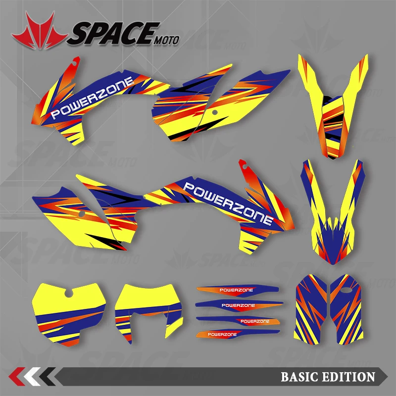 

SPACE MOTO For KTM 13-14 SXF 15 SXF 14-15 EXC 16 EXC Graphics Background Decals Stickers Motorcycle