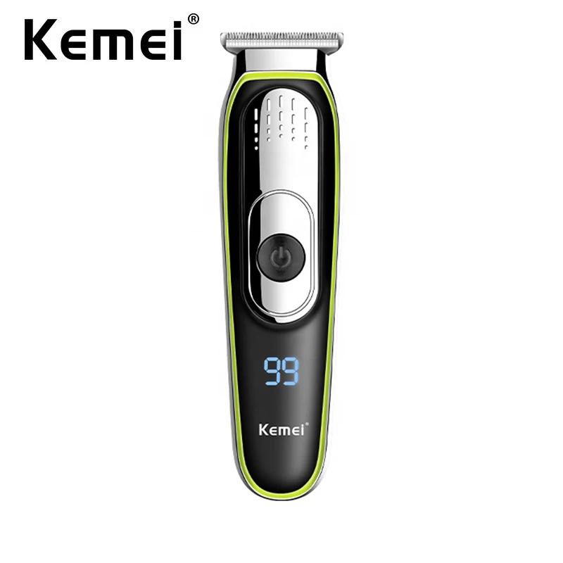 Kemei Professional Electric Hair Trimmer Haircut Machine Beard Trimmer Multifunctional Barber Hair Cutter for Men LCD Display