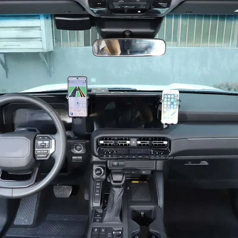 Gao Ruying Untuk Toyota Land Cruiser Prado 24-25 Kotak Penyimpanan Layar Navigasi Konsol Tengah Dudukan Ponsel Aksesoris Mobil