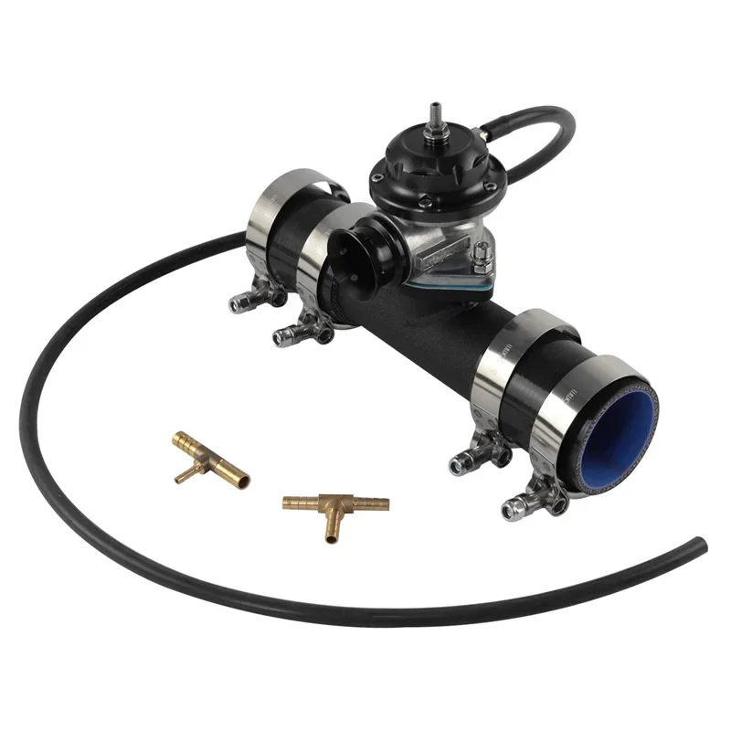 

Продувной клапан BOV 10PSI + тип RS 2,0 дюйма, 51 мм, адаптер для фланцевой трубы, комплект силиконовых шлангов