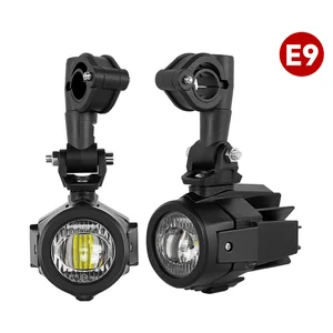 Nova motocicleta luz de nevoeiro lâmpada auxiliar luzes mais brilhantes para bmw r1200gs f800gs f700gs f650 k1600 10 principais vendas candeeiro moto - №7