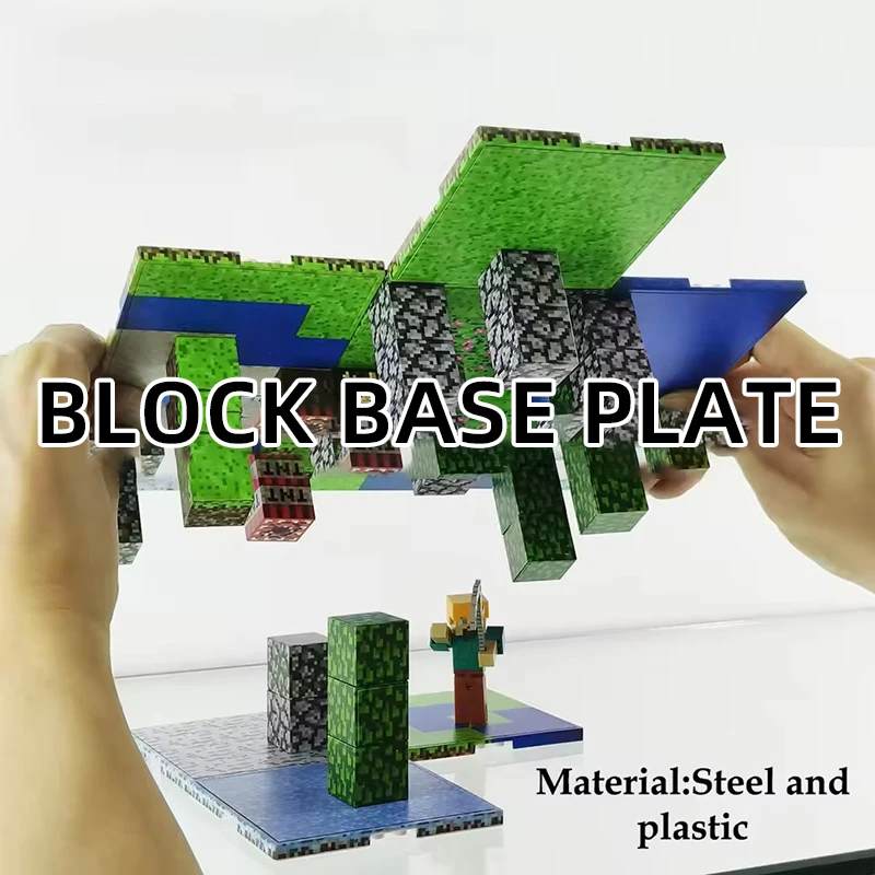 عالم مغناطيسي لوحة قاعدة مغناطيسية بنة كتلة مغناطيسية متنوعة تتطابق مع ألعاب ألغاز مغناطيسية للأولاد والبنات