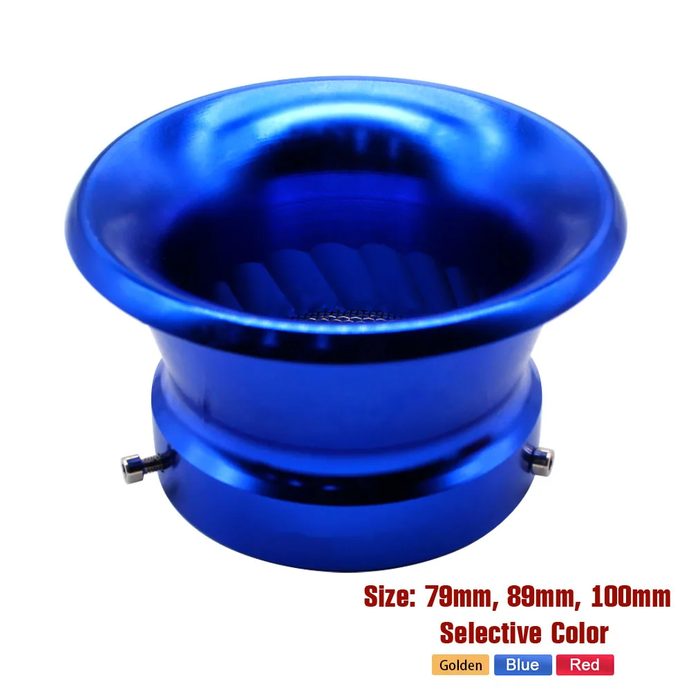 50mm 76mm 89mm 100mm 3/3.5/4 inch Carburetor Air Filter Cup The Wind Horn Carburetor Performance Air Filter Wind Cup Horn Filter