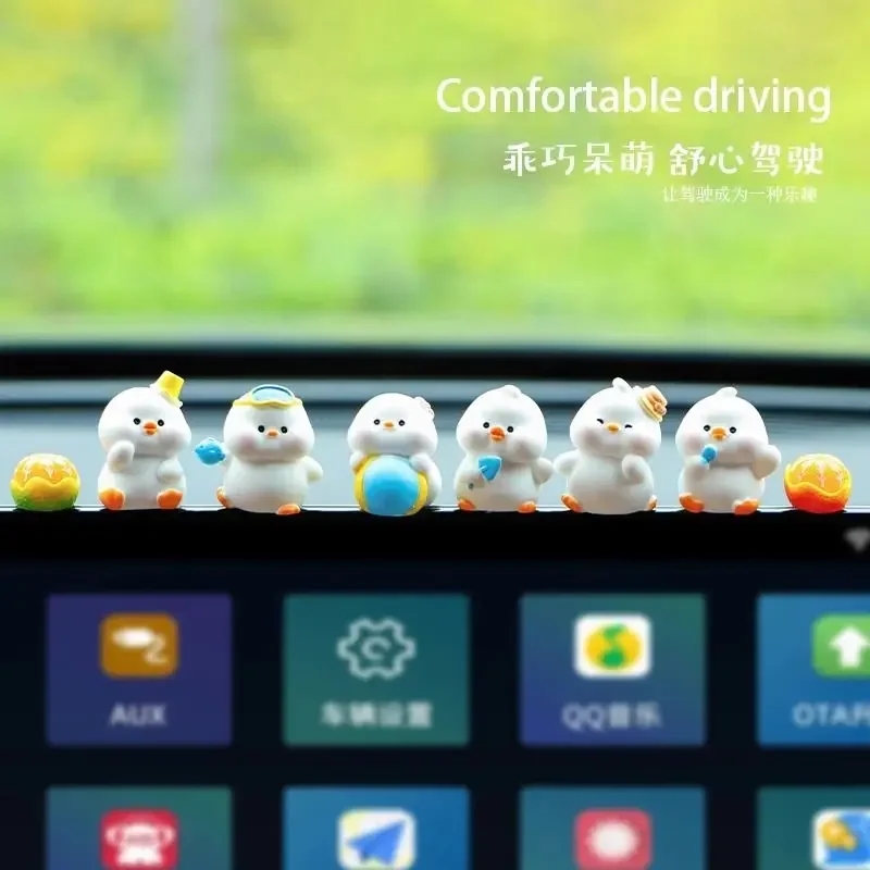 Car Interior Decoration Cute Cartoon Rabbit Car Central Control Display Display Car Interior Decoration