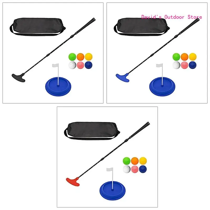 

Two Way Golfs Putters with Golfs Ball&Putting Disc Adjustable Length Kids Putters X3UA