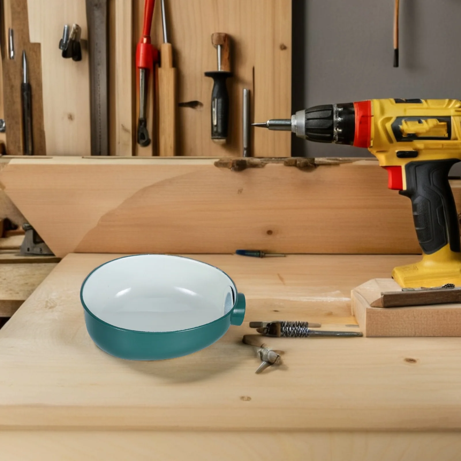 غطاء مصباح منضدة أخضر بيضاوي من سبائك الألومنيوم غطاء تركيب المصابيح الصناعية ورشة عمل عاكس الضوء لاستبدال الآلة