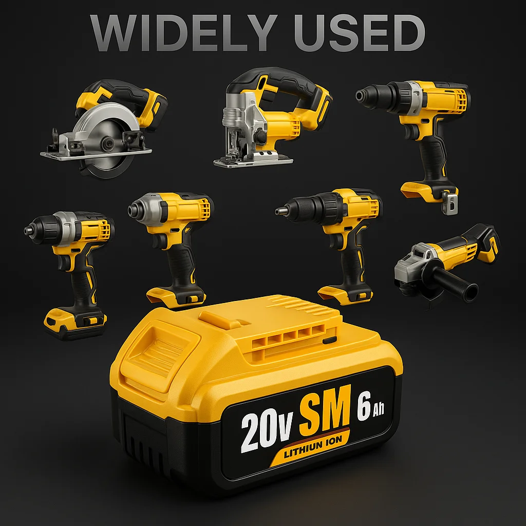 

SUMMING battery for Dewalt 18V/20V ⚡ power Toolsrechargeable electric tool Accessories Lithium batteriesReplace ⚡ DCB184 ⚡
