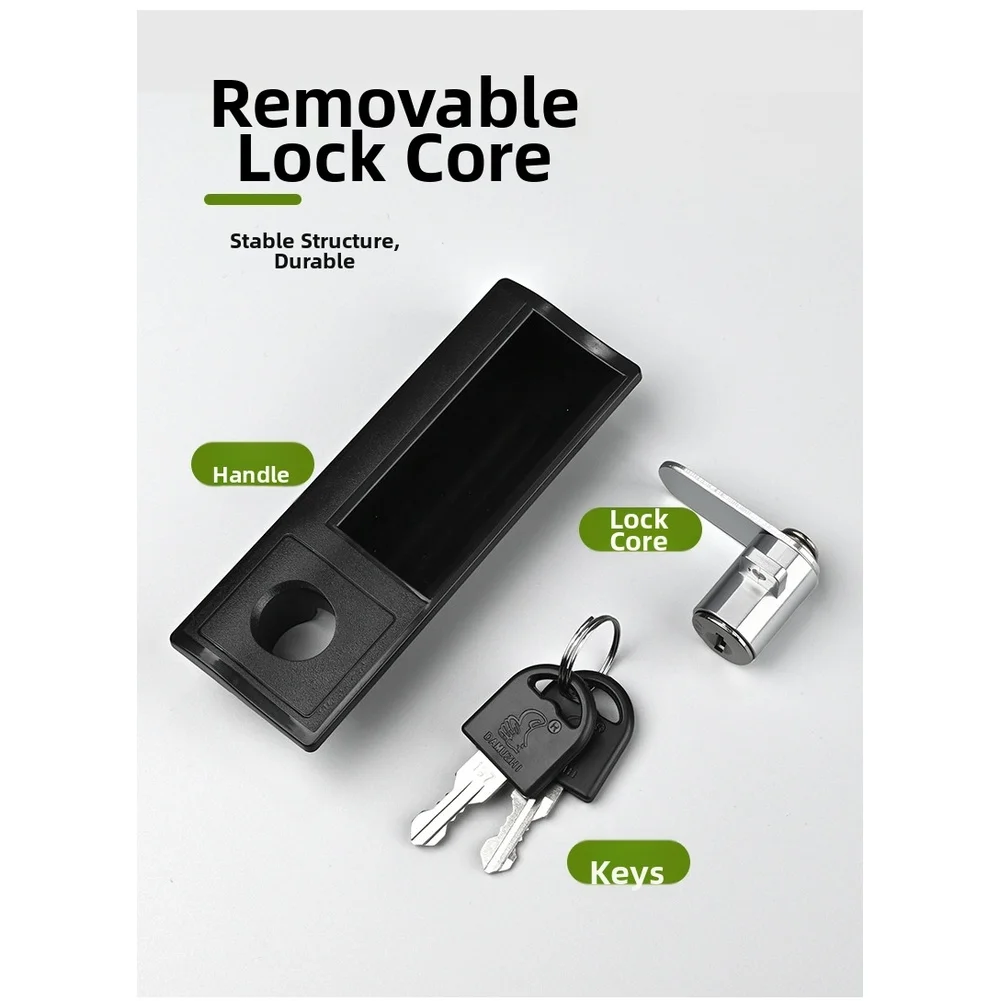 File Cabinet Handle With Lock Plastic Clip Metal Drawer Pull Cabinet Lock For Locking Window Drawer Cupboard Locks Hardware
