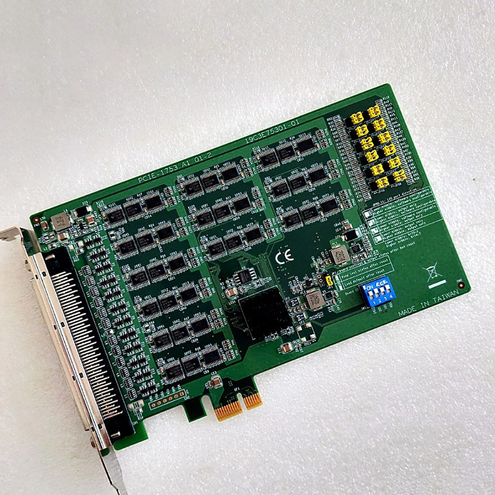 PCIE-1753 A1 01-2 For Advantech 96-Channel Data Capture Card Digital Quantity I/0 Card