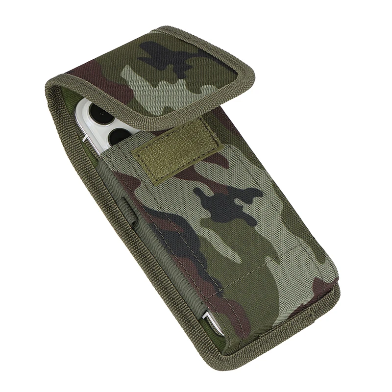 

New Camouflage Phone Waist Bag Universal Belt Clip Leisure Outdoor Storage Bag Portable Portable Card Bag Coin Purse Hot Gift