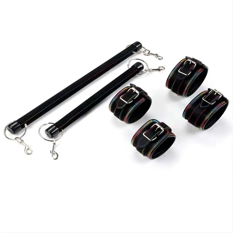 Handcuffs Bondage Set Spreader Bar Wrist Leg Ankle Cuffs For Sex Machine Women Adult Couple Games Tools Erotic Toys Product Shop