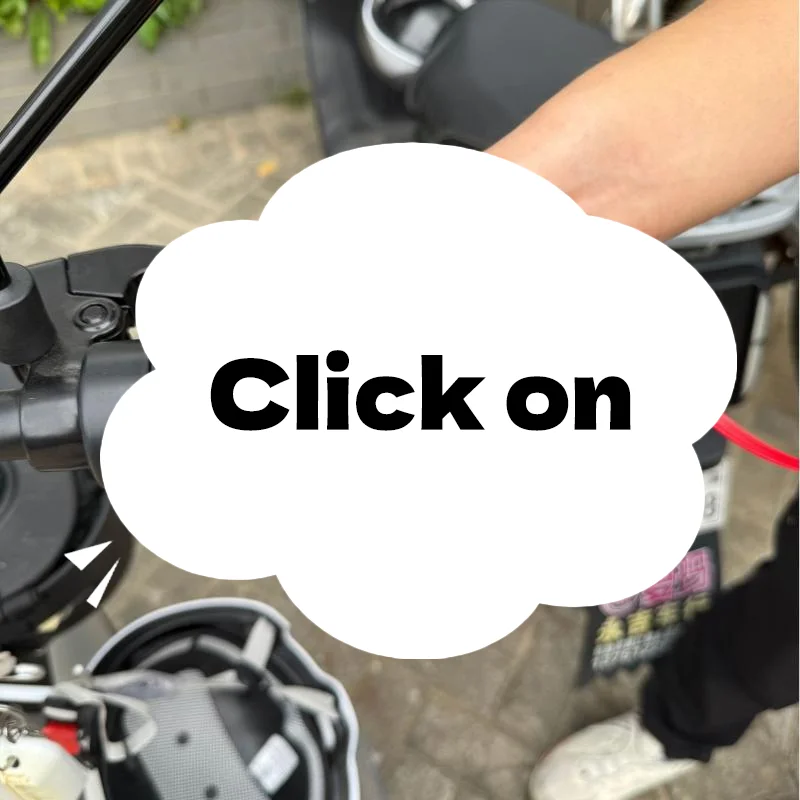 

1 пара универсальных самоусадочных нескользящих чехлов для ручек мотоциклов, защитный чехол для рукавов, силиконовый чехол на руль мотоцикла