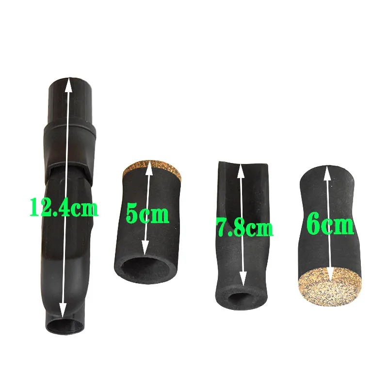 1set Spinning Casting Reel Seat Blank Rod Handle Grip Pro Black EVA Rod DIY Repair Refit Combo Set Kit