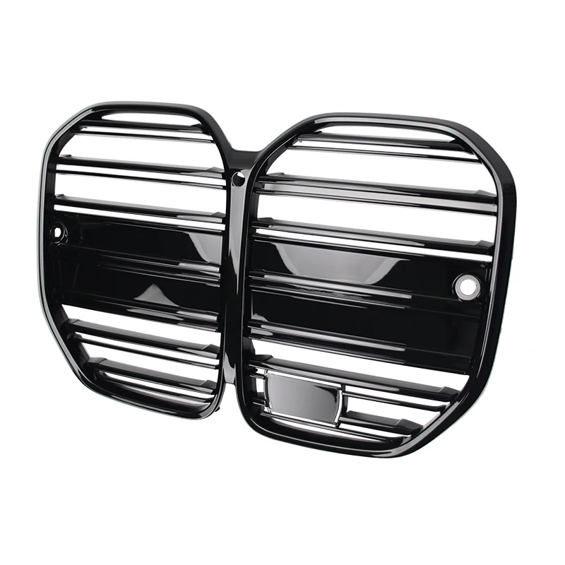 Double salt glossy black car accessories for 4 SERIES G22 with ACC front car grille