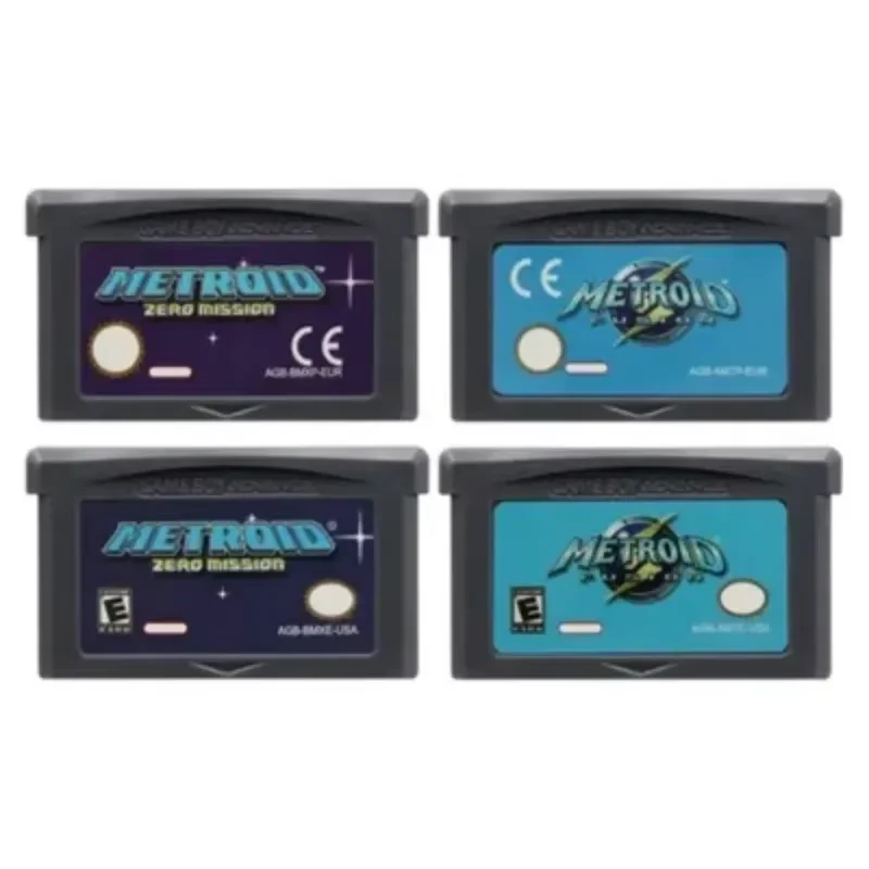 

Игровой картридж GBA, 32-битная игровая консоль, карта Fusion Zero Mission, версия для США, евро для GBA/NDS