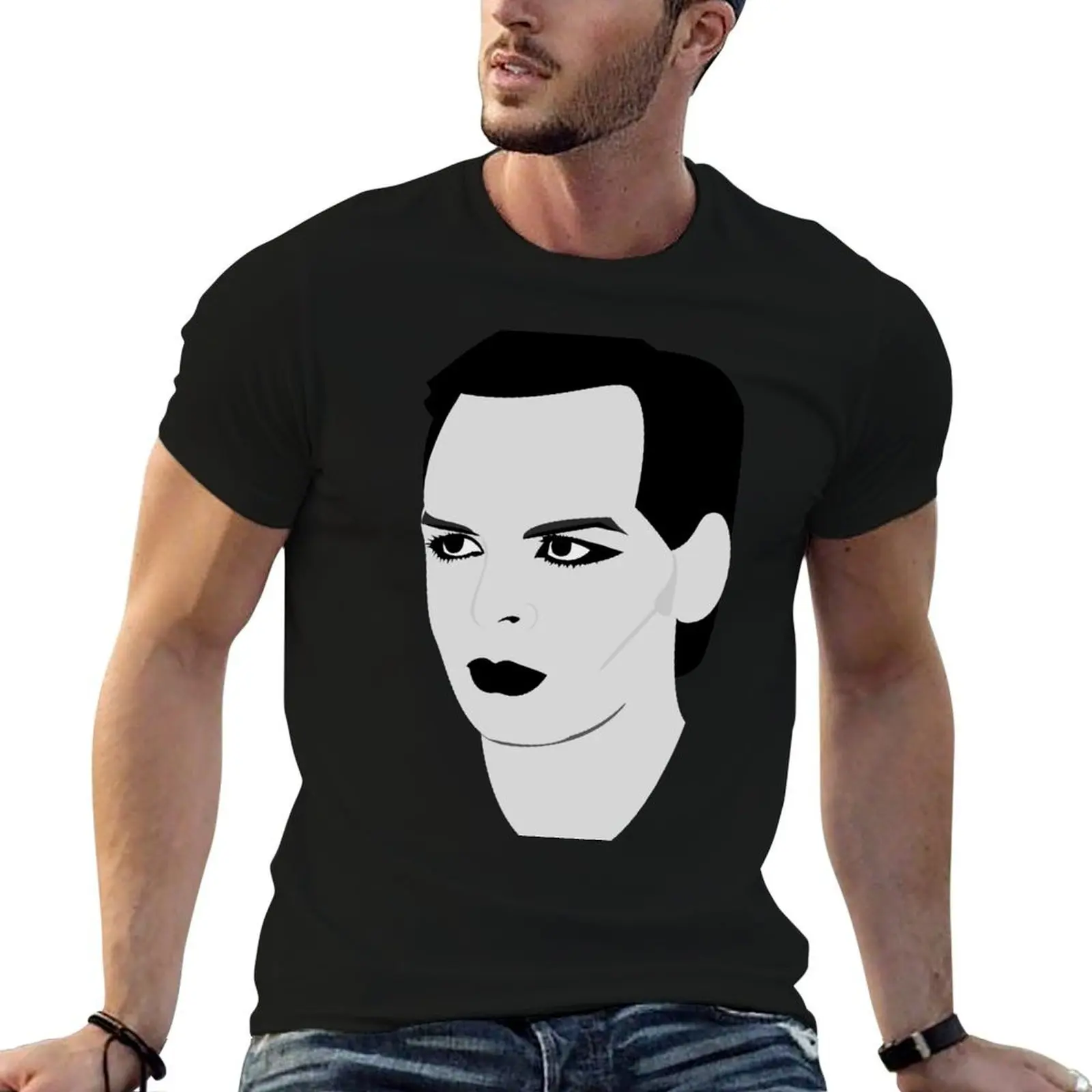 

Gary Numan T-Shirt t shirt man plain t shirts cotton 100% t shirt man casual T-shirt