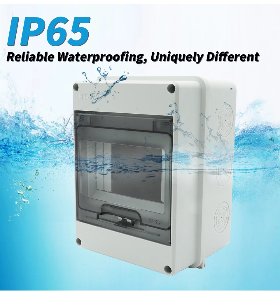 OMCH HT Serie IP65 Wasserdichte Verteilerdose ABS Elektrische Anschlussdose Outdoor-Schutzschaltergehäuse 2-24 Wege – Detail 6