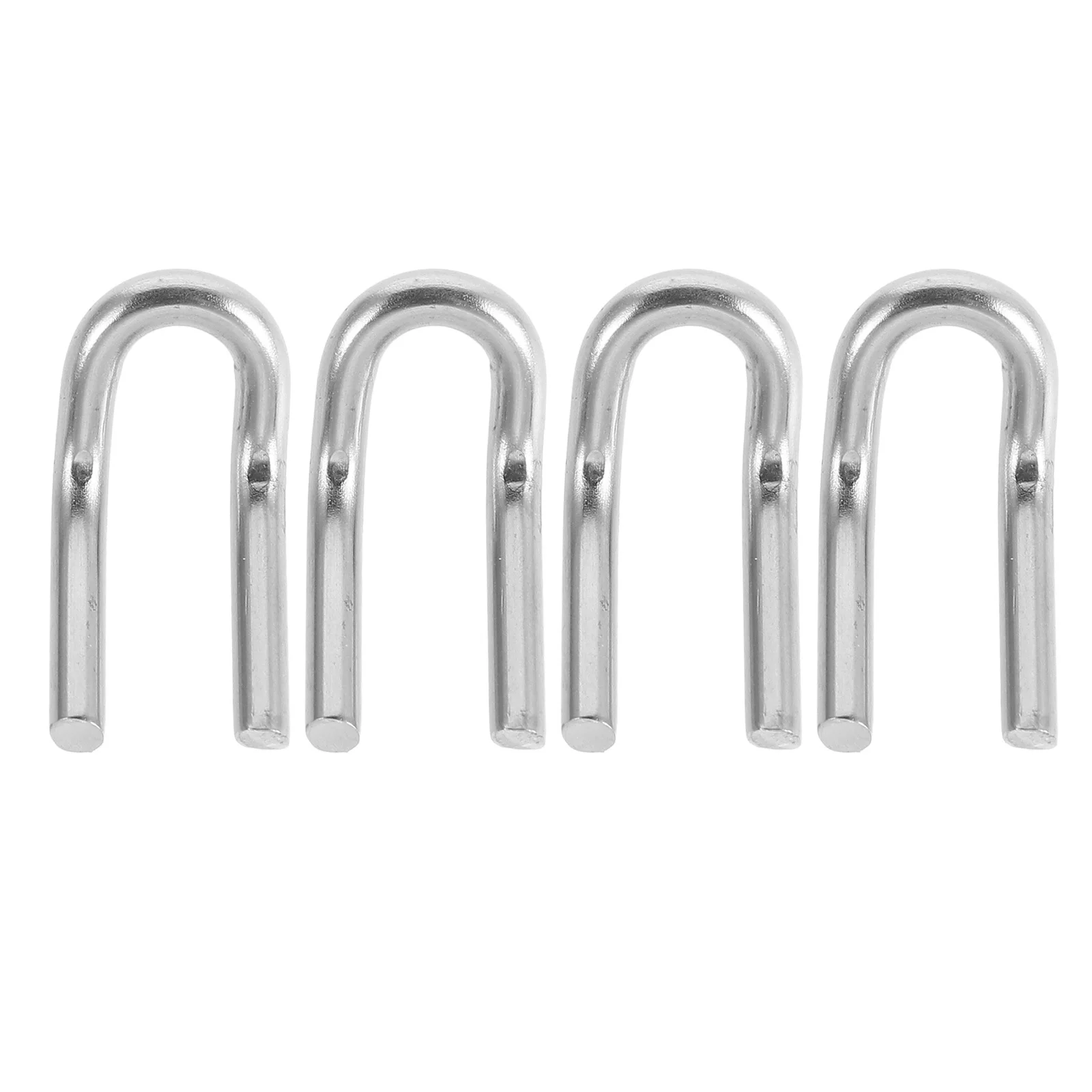 

4pcs Motorcycle Exhaust Spring Hook Stainless Steel U-Shaped Replacement Loop Tabs For Modified Pipe System Accessory Decorative