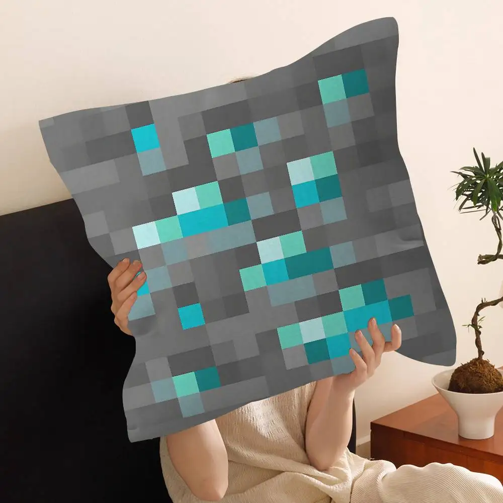 Mosaik-Pixel-Kissenbezüge für Zuhause, Bettwäsche, dekorativer Kissenbezug, Hochzeit, superweicher Kissenbezug – Detail 15