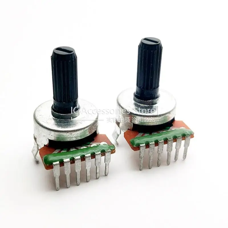 Potenciômetro de volume com 6 eixo do Pin, amplificador de potência sadia, B50K, B502, B10K, B103, B20K, B203, B100K, B104, 161 tipo, 3 PCes