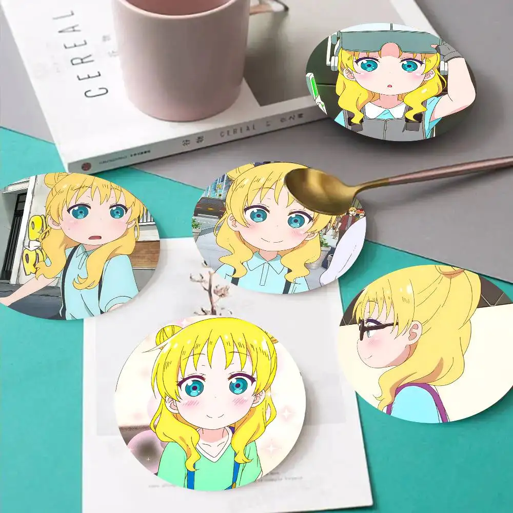 1pc Chloe Anime Characters Wooden Coaster Colour Printing Cup Mat Home Desk Decoration Gifts