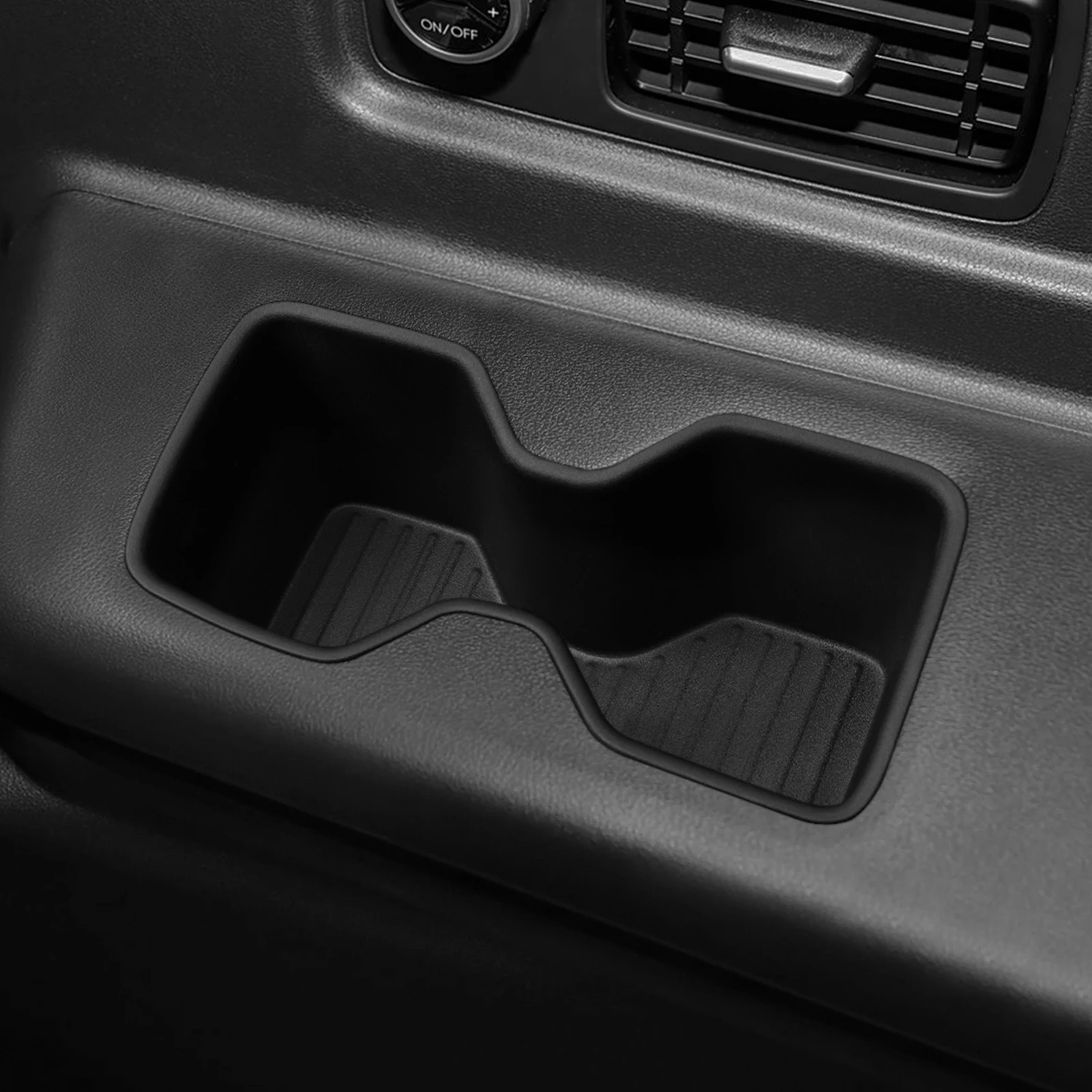 لشركة هيونداي سانتا في 2024 2025 6/7 مقاعد حامل أكواب الماء للسيارة الصف الثالث حامل أكواب المشروبات صندوق تخزين اكسسوارات 2 قطعة #6