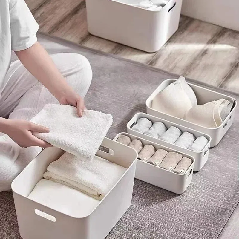 High Quality Plastic Desktop Storage Box Compact Organizer for Home Kitchen Living Room Toy Snack Sundries Cosmetics