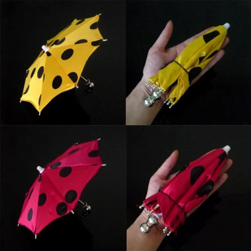 

1 Pc Super Mini Magic Umbrella 21cm Length Magic Tricks (9 Color Can Choose) Mini Umbrella Use For Hand Stage Magic Props Fun