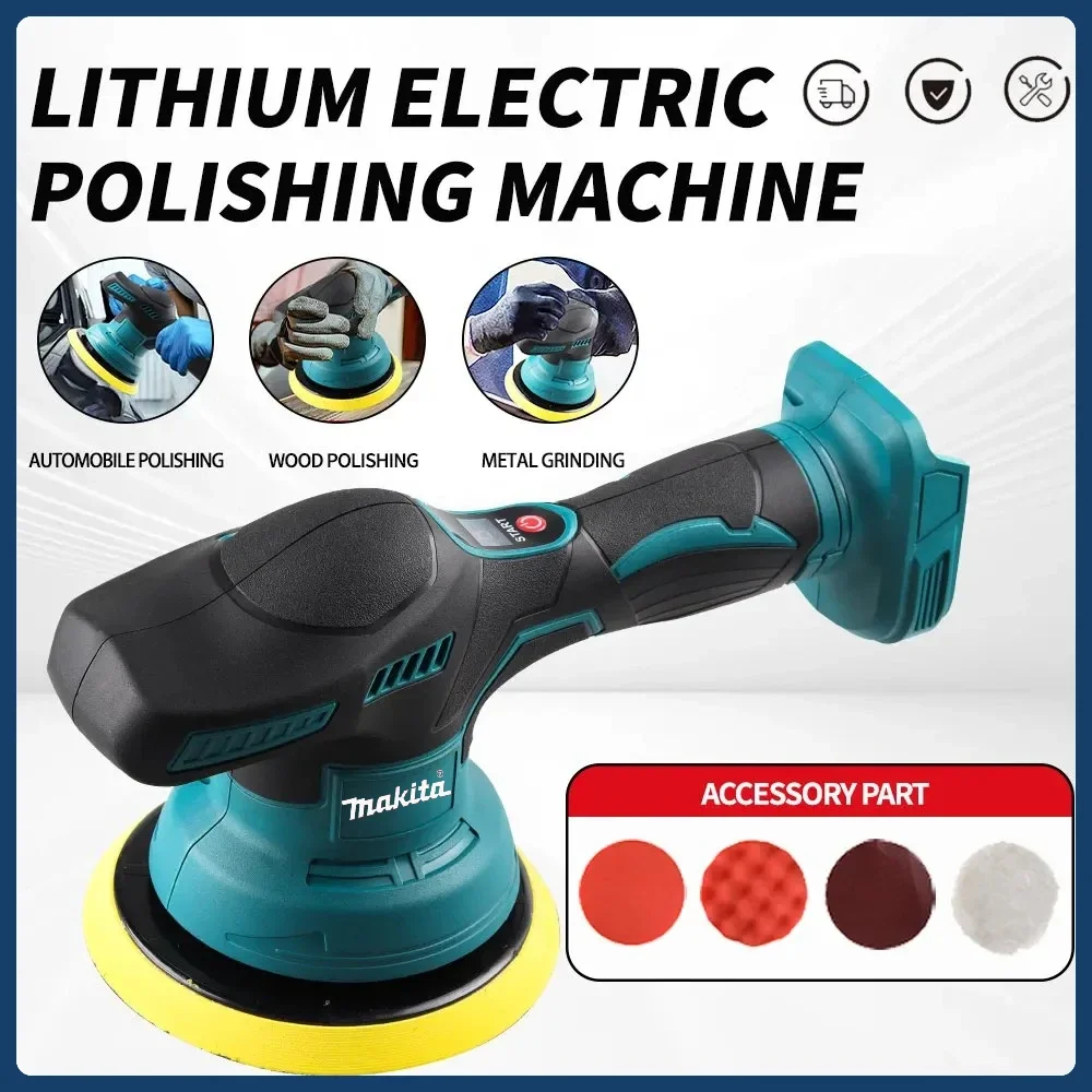 

Makita Cordless 8 Gears Car Polisher Machine Electric Waxing Repairing Wireless Buffing Polisher For 18V-20V Battery